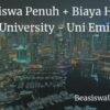 Kesempatan Emas! Beasiswa S2-S3 di Uni Emirat Arab 2025 Resmi Dibuka, Tanpa Batasan Usia